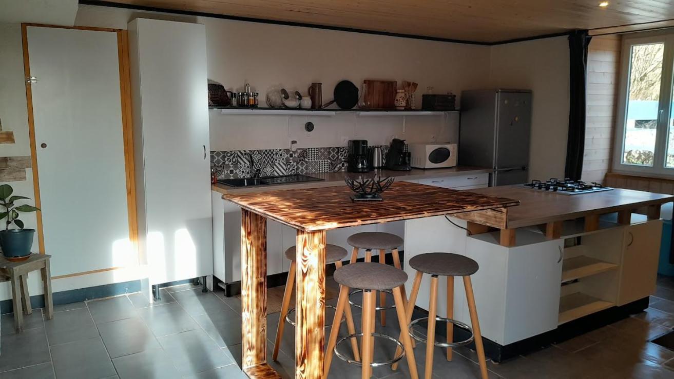 Maison Renove En Pierre Crotenay Exteriör bild
